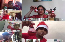 Birla Openminds International School Mumbai Online Christmas Celebration Pictures